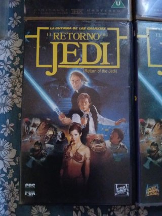 Lote 6 Películas Star Wars VHS