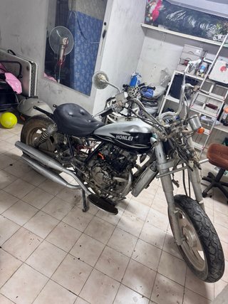 Moto Custom Lifan Honlei 125 Negra