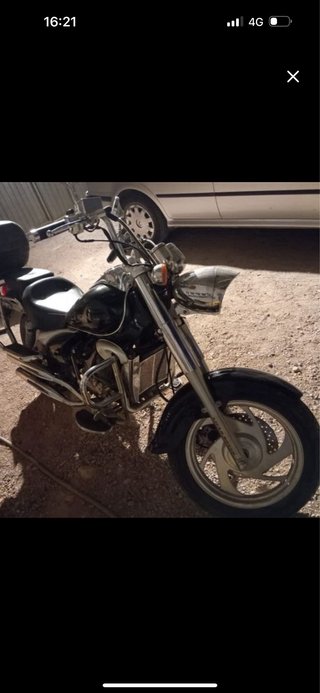 Moto Custom Lifan Honlei 125 Negra