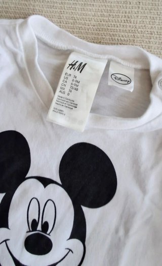 Tutina H&M Mickey Mouse 9-12 mesi