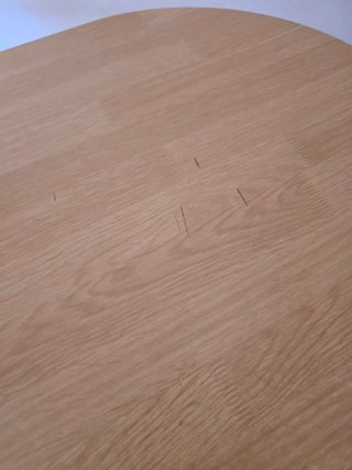Mesa de cocina madera y metal