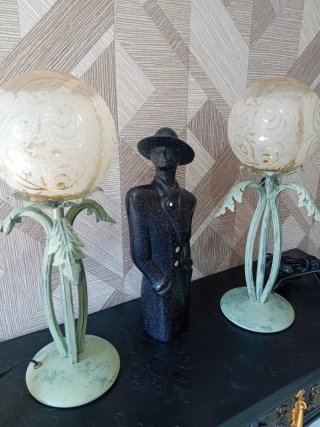 Lampade in ferro stile Art Deco