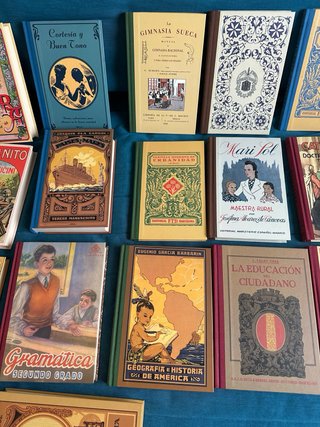 Lote libro escolares antiguos