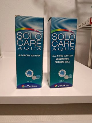 Solución para lentillas Solo Care Aqua 360ml