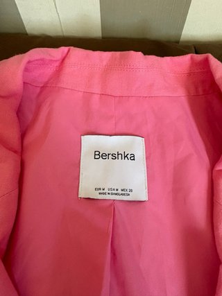 Blazer rosa Bershka