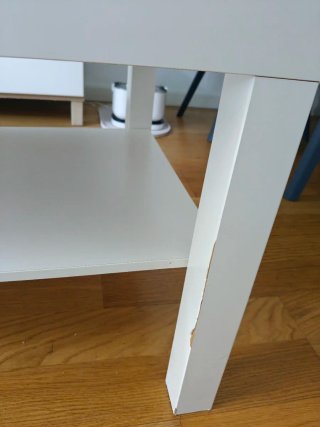 Mesa de centro Ikea Lack blanca