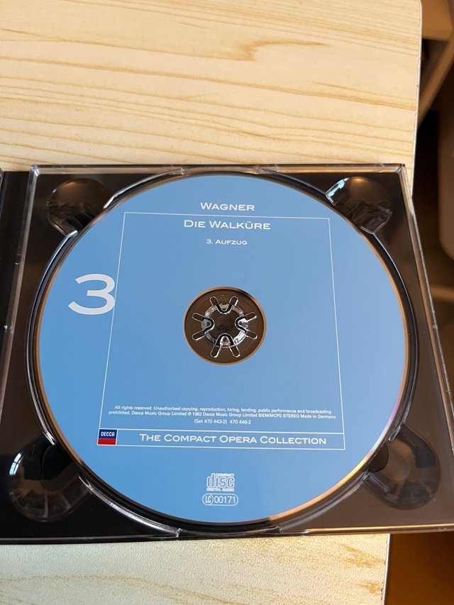 Wagner Die Walküre 3CD Nilsson Vickers Leinsdorf