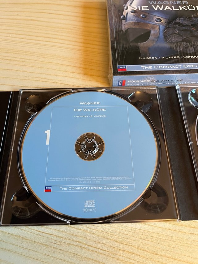 Wagner Die Walküre 3CD Nilsson Vickers Leinsdorf