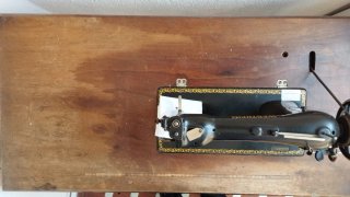 Máquina de coser Wertheim antigua