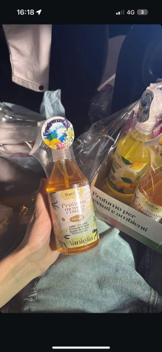 Profumo per tessuti e ambienti Limone varie fragan