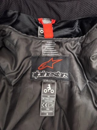 Chaqueta Moto Alpinestars Negra