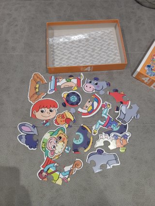 Puzzle 4 Formas Jumbo 3+