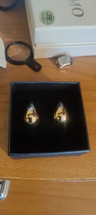 Orecchini design Drop in argento 925