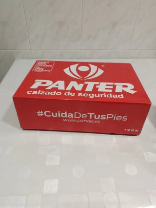 Zapatos de trabajo Panter negros y grises
