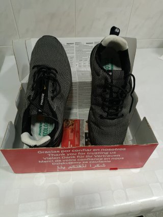 Zapatos de trabajo Panter negros y grises