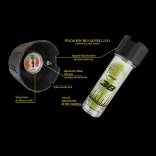 Presurizador de pelotas de pádel - Bullpadel Pascal Box