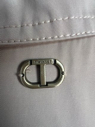 Gabardina Twinset bege