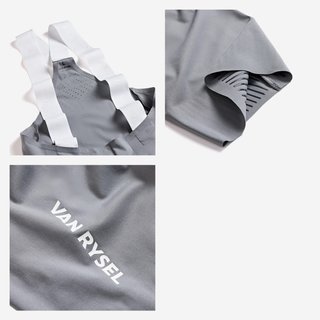 Culotte Corto Ciclismo Carretera RCR-R 5 Hombre Gris