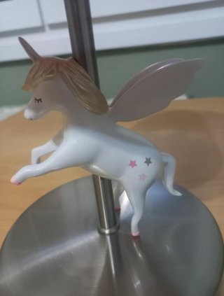 Lámpara infantil unicornio estrellas
