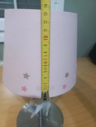 Lámpara infantil unicornio estrellas