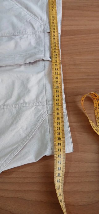 Gonna cotone vintage Y2K beige