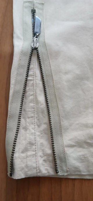 Gonna cotone vintage Y2K beige