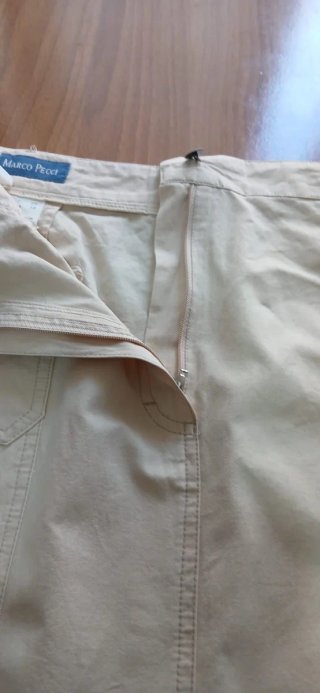 Gonna cotone vintage Y2K beige