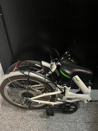 Bicicleta Plegable Blanca