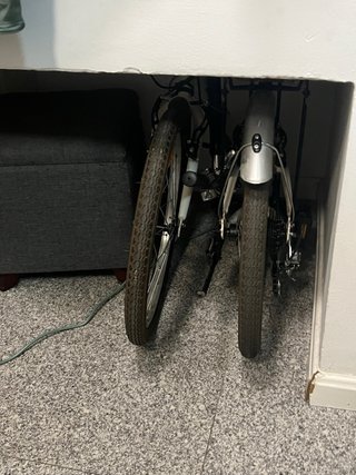 Bicicleta Plegable Blanca