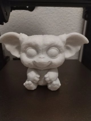 Figura Gizmo 3D efecto mármol