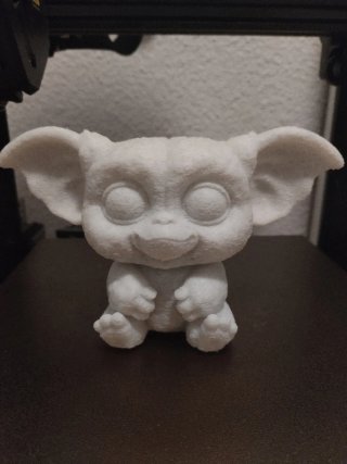 Figura Gizmo 3D efecto mármol