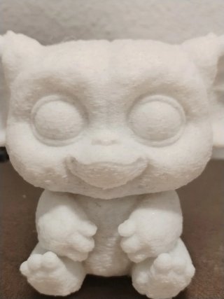 Figura Gizmo 3D efecto mármol