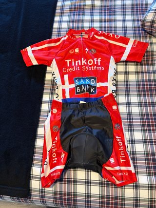 Maillot Ciclismo Tinkoff Niño 5-6 Años