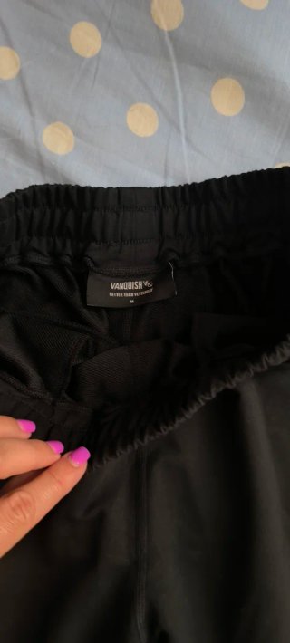 Pantalones cortos Vanquish hombre negros talla M