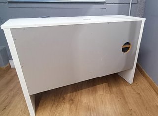 Mueble moderno blanco y gris