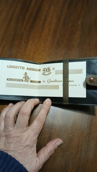 Portafogli vera pelle Pelletteria Artigiana Sani