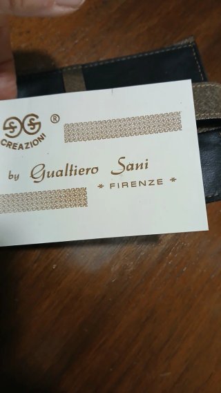 Portafogli vera pelle Pelletteria Artigiana Sani
