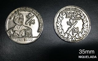 Moneda Legión Española 100 Años 1920-2020