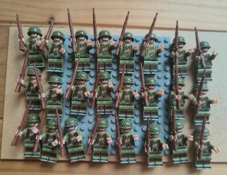 23 lego compatible Americanos WW2