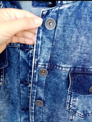 Giacca in denim cotone taglia XL