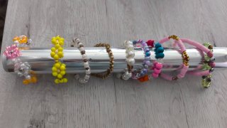 Pulseras de bolitas personalizadas