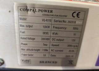 Generador de Luz Compal Power 11 Kvas