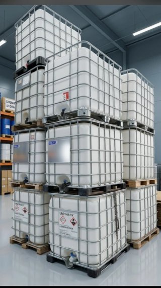 Depósito IBC 1000L con Jaula Metálica