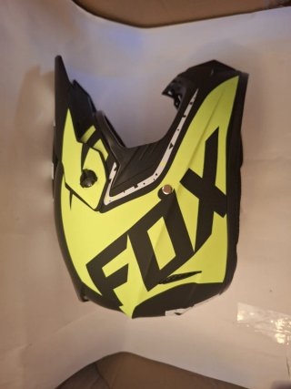 Casco Moto Motocross Negro y Blanco
