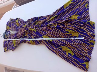 Vestido Victorio & Lucchino Morado y Verde