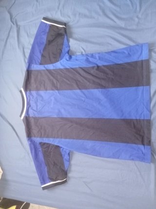Camiseta Vintage Nike Rayas Azul/Negro