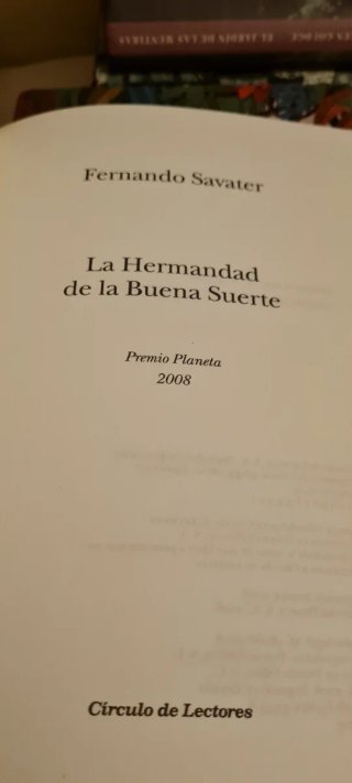 Lote 2 Libros Fernando Savater (Premios Planeta y