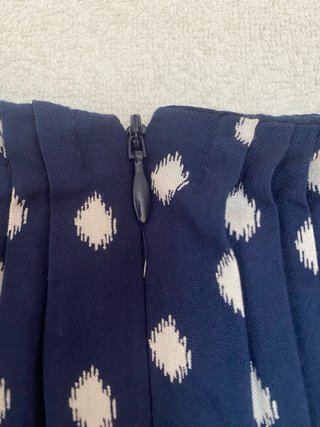 Abito Benetton bambina col. blu/pois taglia 1-2ans
