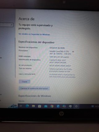 Ordenador HP Portátil