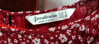 Camisa Stradivarius floral mujer